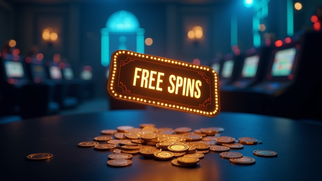 Gratis spins en no deposit promotie in een donker casino